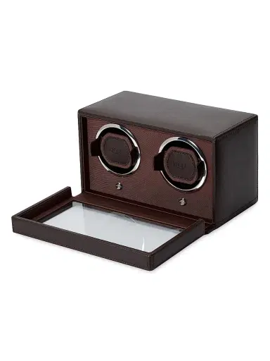 Wolf Cub Double Watch Winder With Cover | Thumbnail 3 Wolf Cub Double Watch Winder With Cover | Thumbnail 3