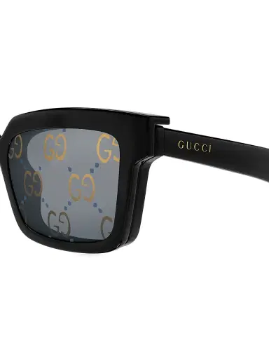 Gucci Men's GG Generation Light GG1543S 54MM Square Sunglasses - Black Grey Pattern | Thumbnail 4 Gucci Men's GG Generation Light GG1543S 54MM Square Sunglasses - Black Grey Pattern | Thumbnail 4