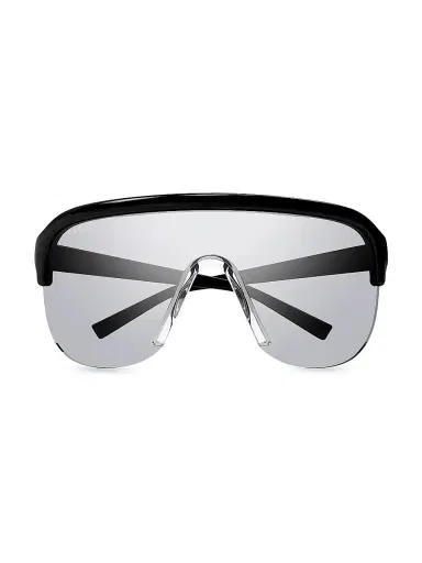 Gucci Men's Fashion Show GG1645S 99MM Shield Sunglasses - Black Smoke | Thumbnail 2 Gucci Men's Fashion Show GG1645S 99MM Shield Sunglasses - Black Smoke | Thumbnail 2