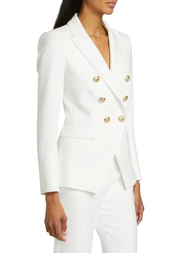 Veronica Beard Women's Miller Dickey Jacket - Off White Gold | Thumbnail 4 Veronica Beard Women's Miller Dickey Jacket - Off White Gold | Thumbnail 4