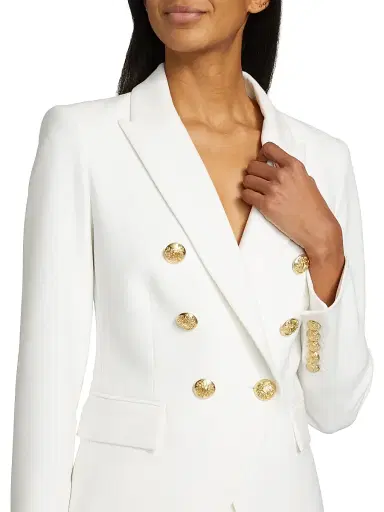 Veronica Beard Women's Miller Dickey Jacket - Off White Gold | Thumbnail 6 Veronica Beard Women's Miller Dickey Jacket - Off White Gold | Thumbnail 6