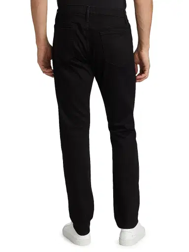 Frame L'Homme Cotton-Blend Slim-Fit Jeans - Noir - Size 40 | Thumbnail 5 Frame L'Homme Cotton-Blend Slim-Fit Jeans - Noir - Size 40 | Thumbnail 5