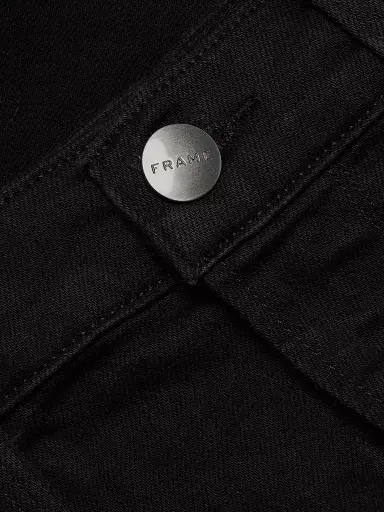 Frame L'Homme Cotton-Blend Slim-Fit Jeans - Noir - Size 40 | Thumbnail 7 Frame L'Homme Cotton-Blend Slim-Fit Jeans - Noir - Size 40 | Thumbnail 7