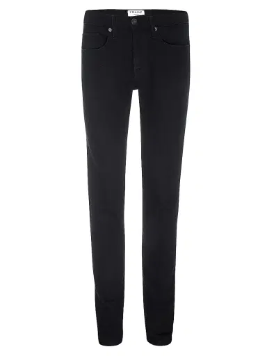 Frame L'Homme Cotton-Blend Slim-Fit Jeans - Noir - Size 40 | Thumbnail 1 Frame L'Homme Cotton-Blend Slim-Fit Jeans - Noir - Size 40 | Thumbnail 1