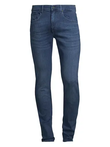 7 For All Mankind Men's Skinny Cotton-Blend Jeans | Thumbnail 1 7 For All Mankind Men's Skinny Cotton-Blend Jeans | Thumbnail 1