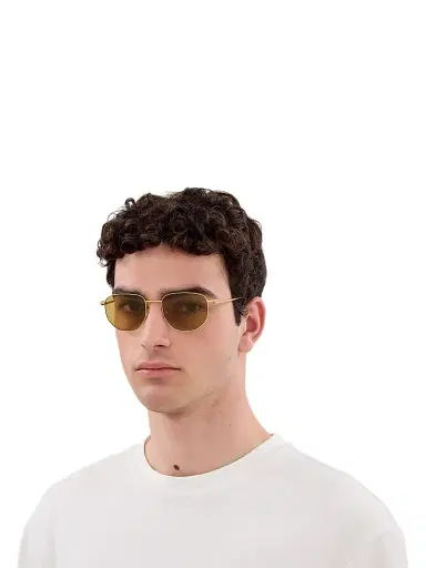 Bottega Veneta Men's Triangle Stud BV1292S 55MM Aviator Sunglasses - Gold Brown | Thumbnail 2 Bottega Veneta Men's Triangle Stud BV1292S 55MM Aviator Sunglasses - Gold Brown | Thumbnail 2