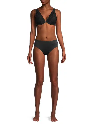 Le Mystere Women's Allure Lace Demi Bra - Black - Size 32C | Thumbnail 2 Le Mystere Women's Allure Lace Demi Bra - Black - Size 32C | Thumbnail 2
