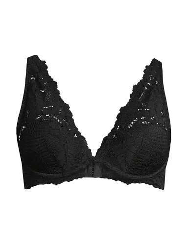 Le Mystere Women's Allure Lace Demi Bra - Black - Size 32C | Thumbnail 1 Le Mystere Women's Allure Lace Demi Bra - Black - Size 32C | Thumbnail 1