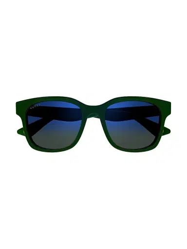 Gucci Men's Aspen 55MM Square Sunglasses - Dark Green Blue Mirror | Thumbnail 2 Gucci Men's Aspen 55MM Square Sunglasses - Dark Green Blue Mirror | Thumbnail 2