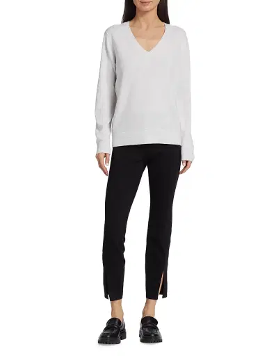 Vince Women's Weekend V-Neck Cashmere Sweater | Thumbnail 2 Vince Women's Weekend V-Neck Cashmere Sweater | Thumbnail 2
