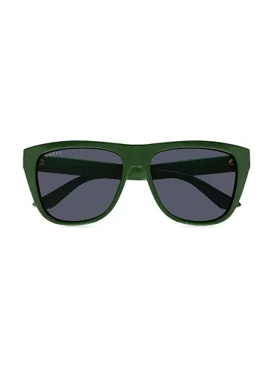 Gucci Men's Minimal Navigator Injection Sunglasses - Green | Thumbnail 2 Gucci Men's Minimal Navigator Injection Sunglasses - Green | Thumbnail 2