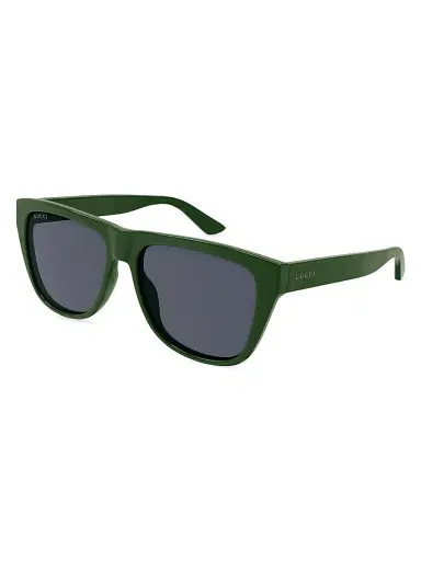 Gucci Men's Minimal Navigator Injection Sunglasses - Green | Thumbnail 1 Gucci Men's Minimal Navigator Injection Sunglasses - Green | Thumbnail 1