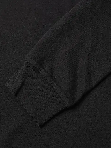 FRAME Men's Duo Fold Crewneck Sweatshirt - Noir | Thumbnail 6 FRAME Men's Duo Fold Crewneck Sweatshirt - Noir | Thumbnail 6