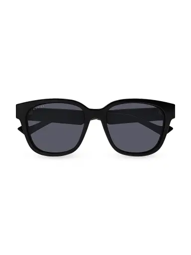 Gucci Men's Generation Squared Recycled Acetate Sunglasses - Black | Thumbnail 2 Gucci Men's Generation Squared Recycled Acetate Sunglasses - Black | Thumbnail 2