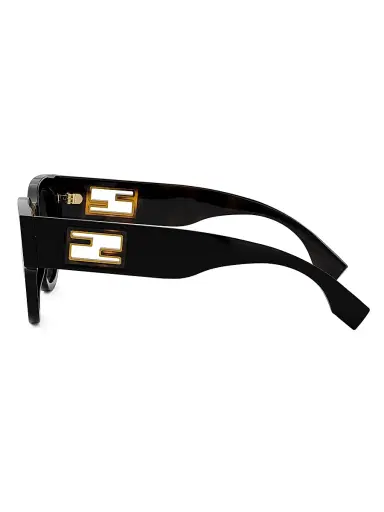 Fendi Women's Baguette 53MM Round Sunglasses - Brown Havana | Thumbnail 11 Fendi Women's Baguette 53MM Round Sunglasses - Brown Havana | Thumbnail 11