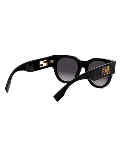 Fendi Women's Baguette 53MM Round Sunglasses - Brown Havana | Thumbnail 14 Fendi Women's Baguette 53MM Round Sunglasses - Brown Havana | Thumbnail 14