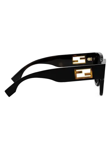 Fendi Women's Baguette 53MM Round Sunglasses - Brown Havana | Thumbnail 15 Fendi Women's Baguette 53MM Round Sunglasses - Brown Havana | Thumbnail 15