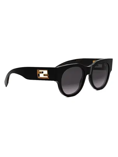 Fendi Women's Baguette 53MM Round Sunglasses - Brown Havana | Thumbnail 16 Fendi Women's Baguette 53MM Round Sunglasses - Brown Havana | Thumbnail 16