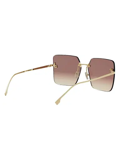 Fendi Women's First Crystal 59MM Oversized Sunglasses - Gold And Gradient Bordeaux | Thumbnail 14 Fendi Women's First Crystal 59MM Oversized Sunglasses - Gold And Gradient Bordeaux | Thumbnail 14