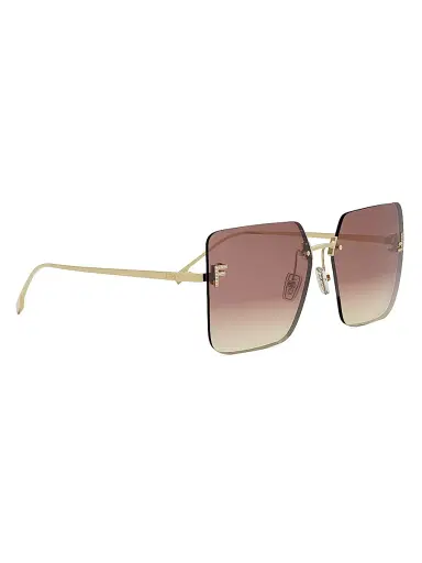 Fendi Women's First Crystal 59MM Oversized Sunglasses - Gold And Gradient Bordeaux | Thumbnail 16 Fendi Women's First Crystal 59MM Oversized Sunglasses - Gold And Gradient Bordeaux | Thumbnail 16