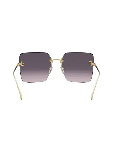 Fendi Women's First Crystal 59MM Oversized Sunglasses - Gold And Gradient Bordeaux | Thumbnail 21 Fendi Women's First Crystal 59MM Oversized Sunglasses - Gold And Gradient Bordeaux | Thumbnail 21