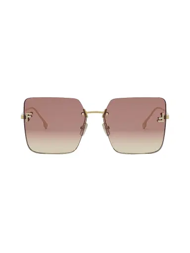 Fendi Women's First Crystal 59MM Oversized Sunglasses - Gold And Gradient Bordeaux | Thumbnail 10 Fendi Women's First Crystal 59MM Oversized Sunglasses - Gold And Gradient Bordeaux | Thumbnail 10