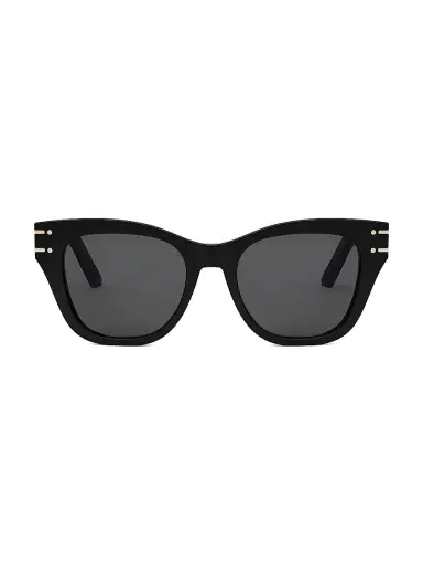 Dior Women's Signature B4I Butterfly Sunglasses - Black Dark Grey | Thumbnail 2 Dior Women's Signature B4I Butterfly Sunglasses - Black Dark Grey | Thumbnail 2