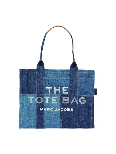 Marc Jacobs Women's The Denim Large Tote Bag - Blue Denim | Thumbnail 1 Marc Jacobs Women's The Denim Large Tote Bag - Blue Denim | Thumbnail 1