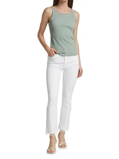 Mother Women's The Hustler Ankle Frayed Jeans - Fair - Size 32 | Thumbnail 2 Mother Women's The Hustler Ankle Frayed Jeans - Fair - Size 32 | Thumbnail 2
