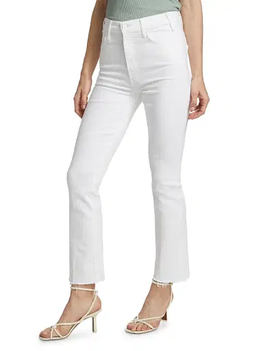 Mother Women's The Hustler Ankle Frayed Jeans - Fair - Size 32 | Thumbnail 4 Mother Women's The Hustler Ankle Frayed Jeans - Fair - Size 32 | Thumbnail 4