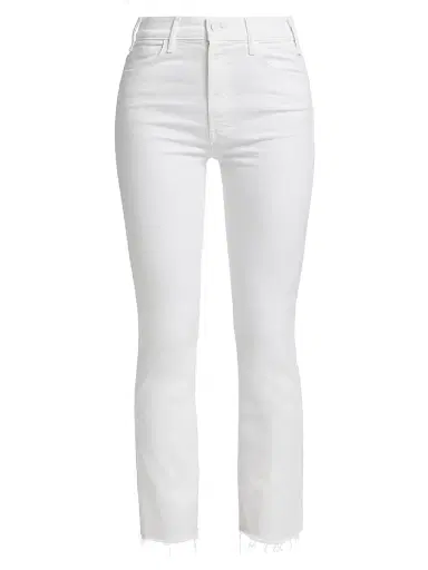 Mother Women's The Hustler Ankle Frayed Jeans - Fair - Size 32 | Thumbnail 1 Mother Women's The Hustler Ankle Frayed Jeans - Fair - Size 32 | Thumbnail 1