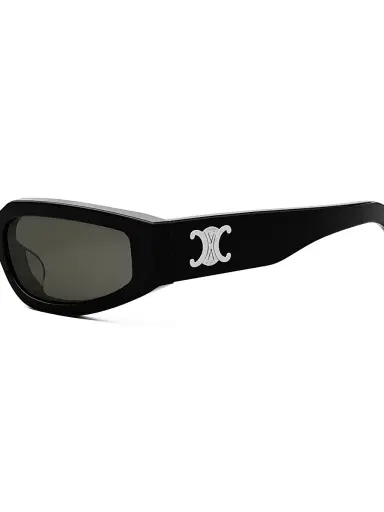 Celine Women's Triomphe 54MM Geometric Sunglasses - Black | Thumbnail 3 Celine Women's Triomphe 54MM Geometric Sunglasses - Black | Thumbnail 3