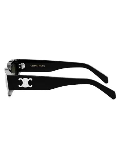Celine Women's Triomphe 54MM Geometric Sunglasses - Black | Thumbnail 4 Celine Women's Triomphe 54MM Geometric Sunglasses - Black | Thumbnail 4