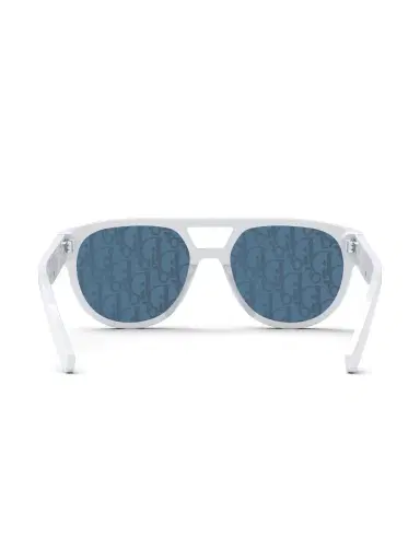 Dior Women's Oblique 54MM Pilot Sunglasses - Shiny White | Thumbnail 4 Dior Women's Oblique 54MM Pilot Sunglasses - Shiny White | Thumbnail 4