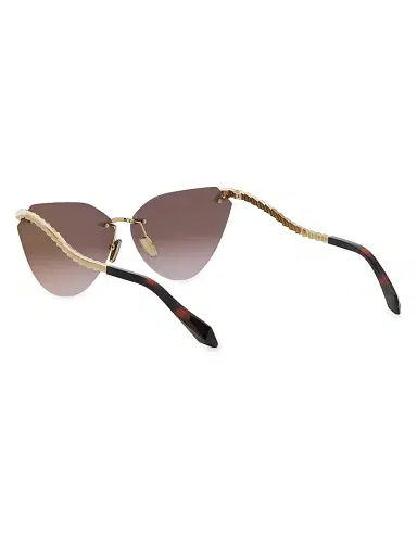 BVLGARI Women's Serpenti 65MM Cat-Eye Sunglasses - Gold Light Brown Gradient | Thumbnail 4 BVLGARI Women's Serpenti 65MM Cat-Eye Sunglasses - Gold Light Brown Gradient | Thumbnail 4