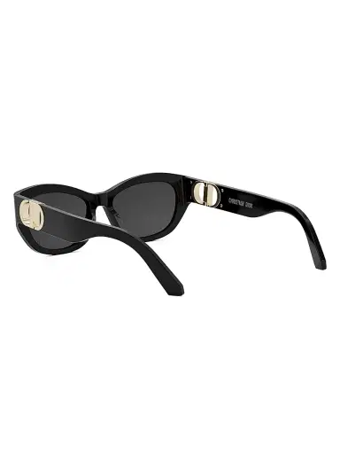 Dior Women's 30Montaigne B5U Oval Sunglasses - Black Dark Grey | Thumbnail 4 Dior Women's 30Montaigne B5U Oval Sunglasses - Black Dark Grey | Thumbnail 4