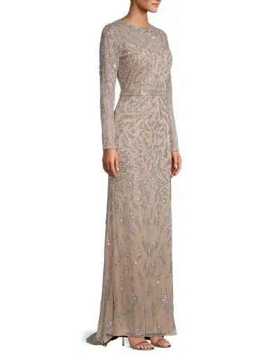 Mac Duggal Women's Sequin Column Gown | Thumbnail 4 Mac Duggal Women's Sequin Column Gown | Thumbnail 4