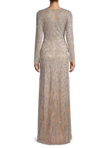Mac Duggal Women's Sequin Column Gown | Thumbnail 5 Mac Duggal Women's Sequin Column Gown | Thumbnail 5