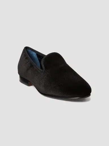 Polo Ralph Lauren Men's Paxton Velvet Slippers | Thumbnail 2 Polo Ralph Lauren Men's Paxton Velvet Slippers | Thumbnail 2