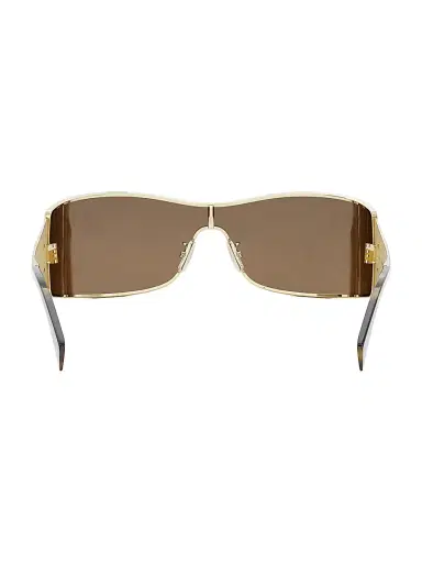 CELINE Women's Maxi Metal Triomphe Mask Sunglasses - Endura Gold Brown | Thumbnail 5 CELINE Women's Maxi Metal Triomphe Mask Sunglasses - Endura Gold Brown | Thumbnail 5