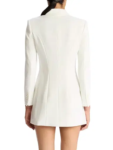 A.L.C. Women's Juliet Pleated Blazer Minidress - Daikon | Thumbnail 4 A.L.C. Women's Juliet Pleated Blazer Minidress - Daikon | Thumbnail 4