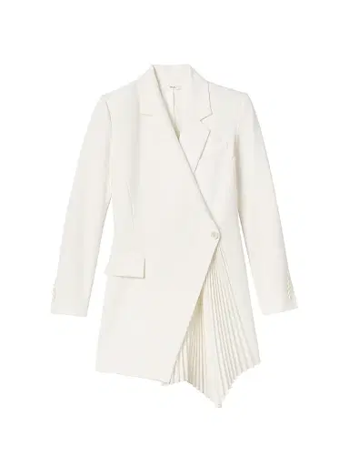 A.L.C. Women's Juliet Pleated Blazer Minidress - Daikon | Thumbnail 1 A.L.C. Women's Juliet Pleated Blazer Minidress - Daikon | Thumbnail 1