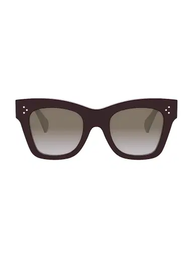 CELINE Women's 50MM Square Cat-Eye Sunglasses - Shiny Dark Brown Gradient Smoke | Thumbnail 2 CELINE Women's 50MM Square Cat-Eye Sunglasses - Shiny Dark Brown Gradient Smoke | Thumbnail 2