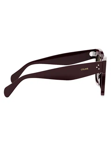 CELINE Women's 50MM Square Cat-Eye Sunglasses - Shiny Dark Brown Gradient Smoke | Thumbnail 7 CELINE Women's 50MM Square Cat-Eye Sunglasses - Shiny Dark Brown Gradient Smoke | Thumbnail 7