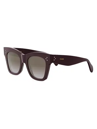 CELINE Women's 50MM Square Cat-Eye Sunglasses - Shiny Dark Brown Gradient Smoke | Thumbnail 1 CELINE Women's 50MM Square Cat-Eye Sunglasses - Shiny Dark Brown Gradient Smoke | Thumbnail 1