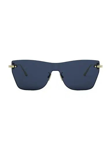 Dior Women's CD Chain M3U 143MM Butterfly Sunglasses - Dark Blue Gold | Thumbnail 2 Dior Women's CD Chain M3U 143MM Butterfly Sunglasses - Dark Blue Gold | Thumbnail 2