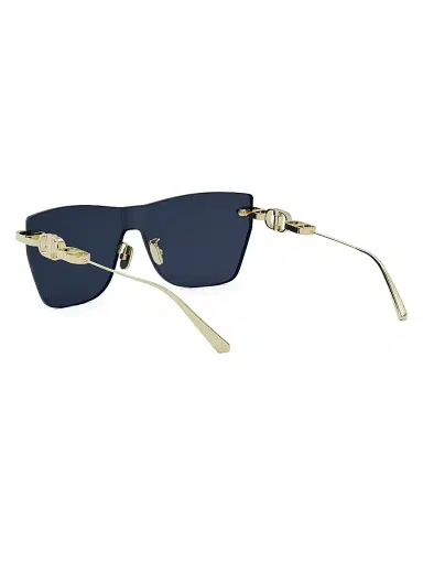 Dior Women's CD Chain M3U 143MM Butterfly Sunglasses - Dark Blue Gold | Thumbnail 4 Dior Women's CD Chain M3U 143MM Butterfly Sunglasses - Dark Blue Gold | Thumbnail 4