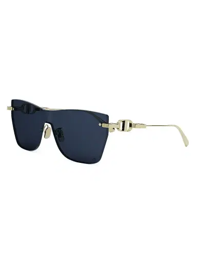 Dior Women's CD Chain M3U 143MM Butterfly Sunglasses - Dark Blue Gold | Thumbnail 1 Dior Women's CD Chain M3U 143MM Butterfly Sunglasses - Dark Blue Gold | Thumbnail 1