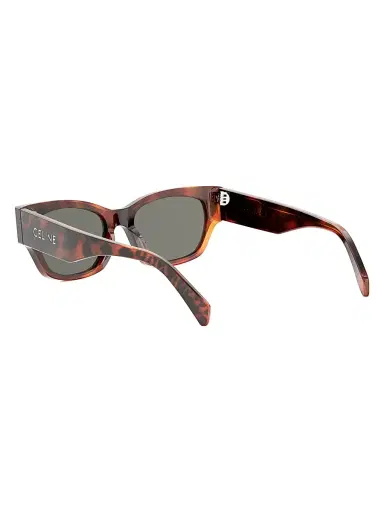 Celine Women's Monochroms 54mm Cat-Eye Sunglasses - Orange Animal Print Smoke | Thumbnail 4 Celine Women's Monochroms 54mm Cat-Eye Sunglasses - Orange Animal Print Smoke | Thumbnail 4