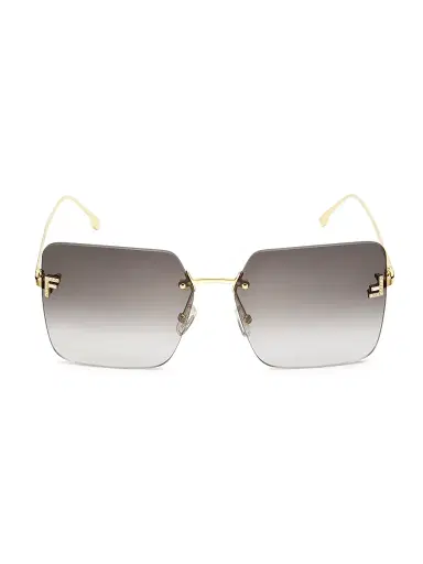 Fendi Women's 59MM Square Sunglasses - Brown | Thumbnail 5 Fendi Women's 59MM Square Sunglasses - Brown | Thumbnail 5